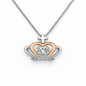 To My Badass Daughter Crown Necklace – Empowering Gift