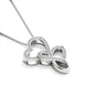 To My Daughter Heart 2 Heart Pendant Necklace - Meaningful Gift of Love