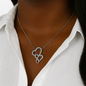 To My Daughter Heart 2 Heart Pendant Necklace - Meaningful Gift of Love