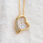 Forever Love Necklace with Rotating Rose Box – Holiday Gift for Her