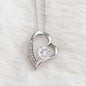 To My Soulmate Forever Love Necklace – Romantic Heart Pendant Gift for Her