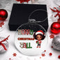 Merry Christmas Y'all Festive Holiday Ornament-Girl
