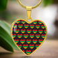 Lovely Black Culture Heart Design Necklace | A Symbol of History and Fashion
