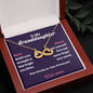 To my Granddaughter - Forever Love Necklace - Unbreakable Bonds