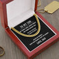 To My Son Cuban Link Chain - Meaningful Gift for Sons