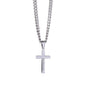 Mom's Essential: Customizable Cuban Chain Artisan Cross Necklace