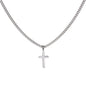 Mom's Essential: Customizable Cuban Chain Artisan Cross Necklace