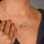 Mama’s Forever Love Interlocking Hearts Necklace – Meaningful Gift for Mom