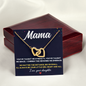 Mama’s Forever Love Interlocking Hearts Necklace – Meaningful Gift for Mom