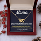 Mama’s Forever Love Interlocking Hearts Necklace – Meaningful Gift for Mom