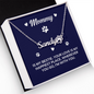 Mommy's World Paw Print Name Necklace