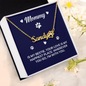 Mommy's World Paw Print Name Necklace