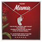 Mama’s Baby Feet Birthstone Necklace – Personalized Mother’s Gift