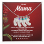 Mama’s Baby Feet Birthstone Necklace – Personalized Mother’s Gift