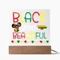 Black and Beautiful Fun & Cute LED Nightlight for Kids– Soft Lighting for a Peaceful Sleep