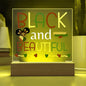 Black and Beautiful Fun & Cute LED Nightlight for Kids– Soft Lighting for a Peaceful Sleep