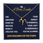 Petite Zodiac Necklace – Your Spirit Shines Pendant for Star Lovers