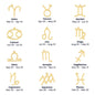 Petite Zodiac Necklace – Your Spirit Shines Pendant for Star Lovers