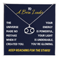 Petite Zodiac Necklace – Your Spirit Shines Pendant for Star Lovers