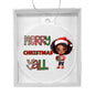 Merry Christmas Y'all Festive Holiday Ornament-Girl