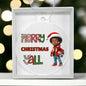 Merry Christmas Y'all Festive Holiday Ornament-Boy