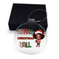 Merry Christmas Y'all Festive Holiday Ornament-Girl
