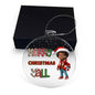 Merry Christmas Y'all Festive Holiday Ornament-Boy