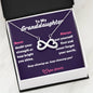 To my Granddaughter - Forever Love Necklace - Unbreakable Bonds