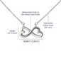 To my Granddaughter - Forever Love Necklace - Unbreakable Bonds