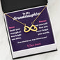 To my Granddaughter - Forever Love Necklace - Unbreakable Bonds