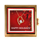 Forever Love Necklace with Rotating Rose Box – Holiday Gift for Her