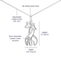 To My Sister Giraffes Necklace – Symbol of Love, Family & Strength