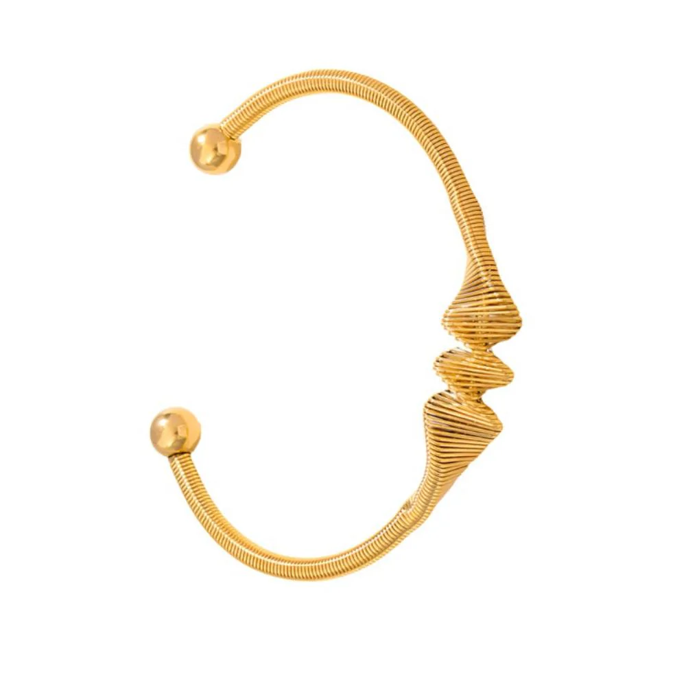 Gold Bangle - Radiant Elegance Bracelet – Luxurious Jewelry Gift for Her