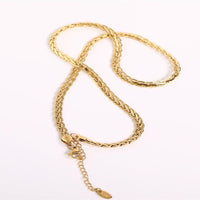 Load image into Gallery viewer, Gold Elegant Braided Necklace – Luxurious and Stylish Jewelry Gift
