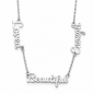 Personalized Affirmation Name Necklace – 2 or 3 Words