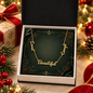 Personalized Affirmation Name Necklace – 2 or 3 Words