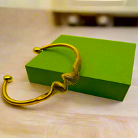 Load image into Gallery viewer, Gold Crinkle Bangle Bracelet – Elegant Textured Jewelry for Women
