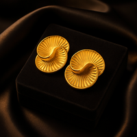 Load image into Gallery viewer, Gold Spiral Shell Stud Earrings – Stylish Nautical-Inspired Jewelry – Everyday Elegance
