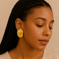 Load image into Gallery viewer, Gold Spiral Shell Stud Earrings – Stylish Nautical-Inspired Jewelry – Everyday Elegance
