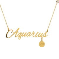 Load image into Gallery viewer, Gold Zodiac Sign Necklace - Astrology Jewelry for Personal Connection
