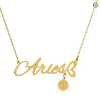 Load image into Gallery viewer, Gold Zodiac Sign Necklace - Astrology Jewelry for Personal Connection
