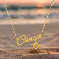 Load image into Gallery viewer, Gold Zodiac Sign Necklace - Astrology Jewelry for Personal Connection
