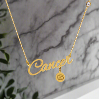 Load image into Gallery viewer, Gold Zodiac Sign Necklace - Astrology Jewelry for Personal Connection
