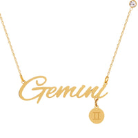 Load image into Gallery viewer, Gold Zodiac Sign Necklace - Astrology Jewelry for Personal Connection
