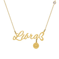 Load image into Gallery viewer, Gold Zodiac Sign Necklace - Astrology Jewelry for Personal Connection
