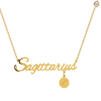 Load image into Gallery viewer, Gold Zodiac Sign Necklace - Astrology Jewelry for Personal Connection
