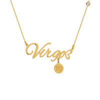 Load image into Gallery viewer, Gold Zodiac Sign Necklace - Astrology Jewelry for Personal Connection
