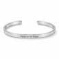 Breast Cancer Awareness Cuff Bracelet – Hold On to Hope