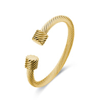 Load image into Gallery viewer, Gold Hug Me Now Bangle - Timeless Jewelry for Love &amp; Style
