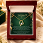 To My Daughter Legacy of Love Necklace – Heart Pendant Gift